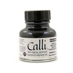 Calli Kaligrafi Mürekkebi 29,5ml N:010 Jet Black India