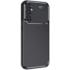 Samsung Galaxy A26 Kılıf Auto Focus Karbon Kapak - Siyah