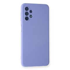 Samsung Galaxy A52 Kılıf Nano İçi Kadife Silikon - Lila