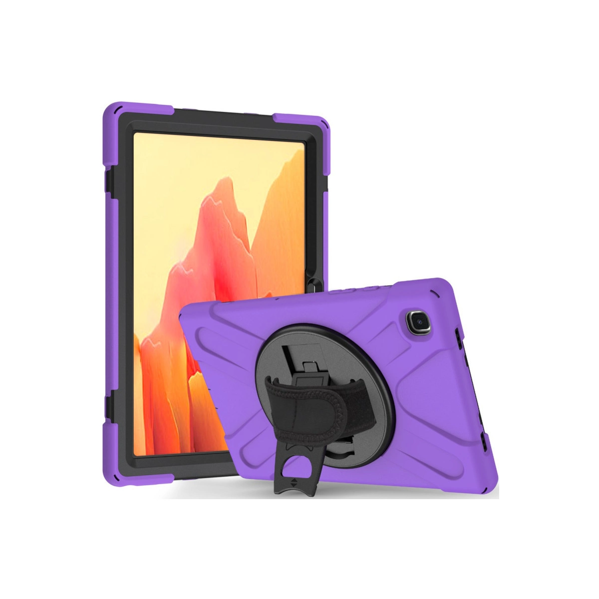 Samsung Galaxy T500 Tab A7 10.4 Kılıf Amazing Tablet Kapak - Mor