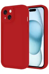 Newface İphone 14 Kılıf Viera Silikon - Kırmızı