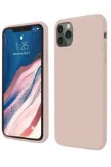 Newface İphone 11 Pro Kılıf First Silikon - Rose Gold