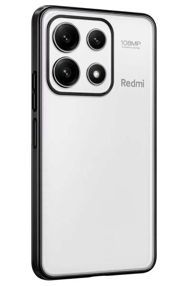 Newface Xiaomi Poco X6 Pro Kılıf Razer Lensli Silikon - Siyah