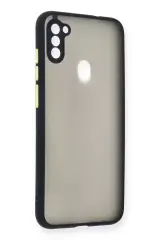 Newface Samsung Galaxy A11 Kılıf Montreal Silikon Kapak - Lacivert