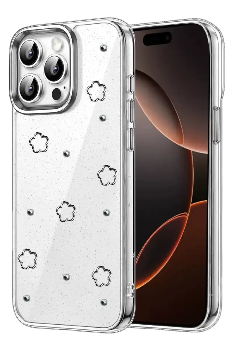 Newface Apple İphone 15 Pro Fiyonk Desenli Kapak - Desen 2