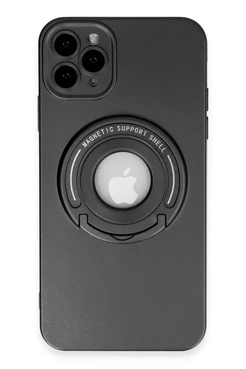 Newface Apple İphone 12 Pro Kılıf Lukka Magneticsafe Kapak - Siyah