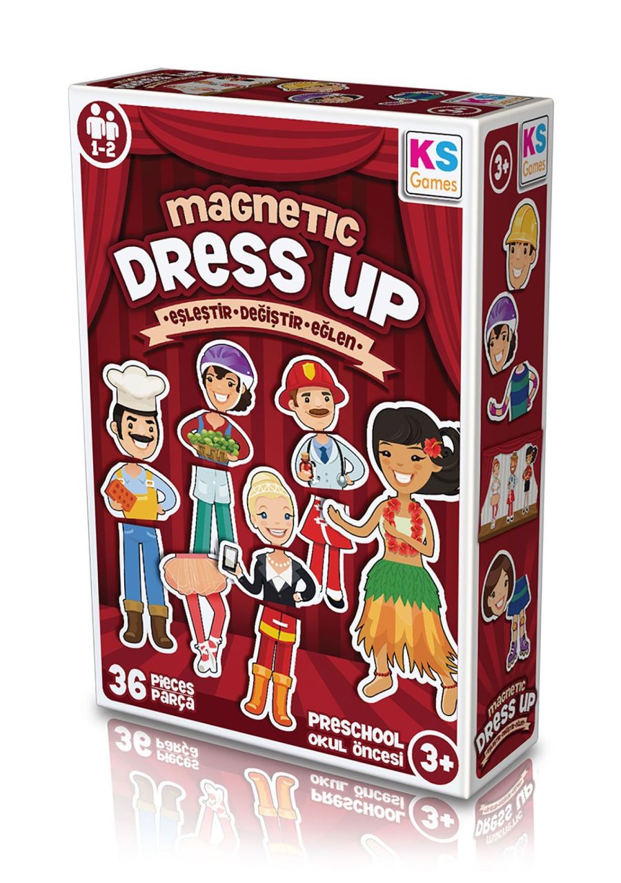 KS Games Magnetic Dress Up Eşleştirme Oyunu 36 Parça