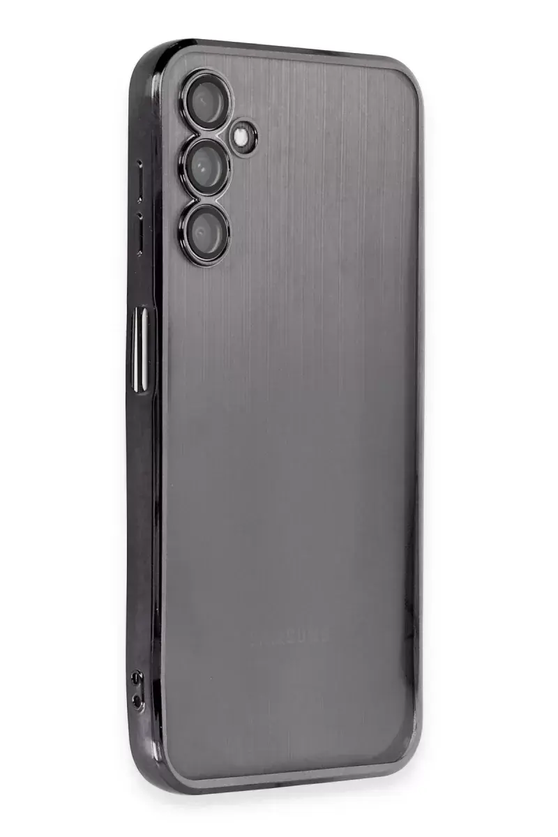 Newface Samsung Galaxy A14 4g Kılıf Razer Lensli Silikon - Siyah