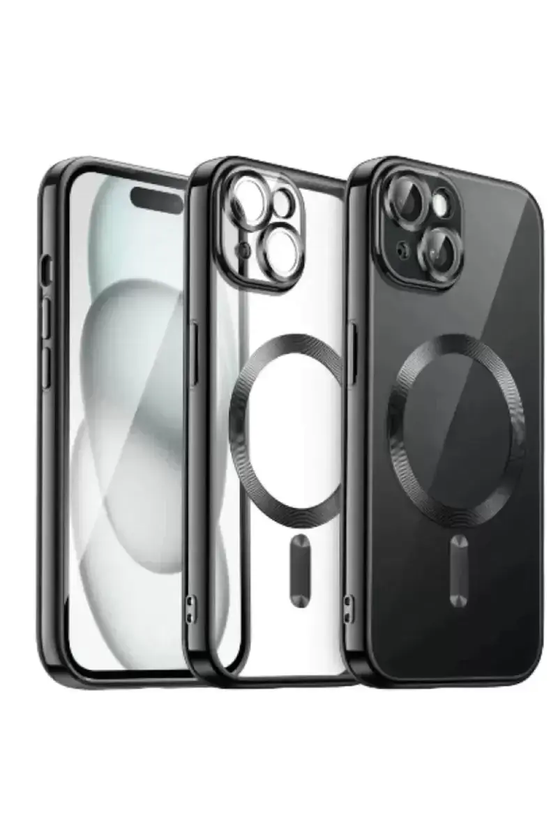 Newface İphone 13 Kılıf Kross Magneticsafe Kapak - Siyah