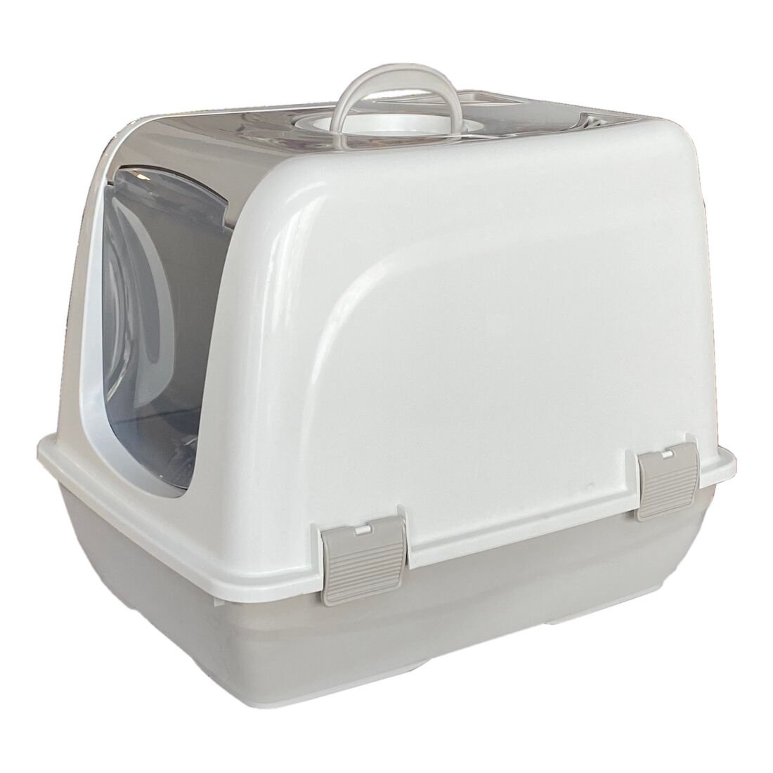 Markapet Lüx Kapalı Kedi Tuvaleti 48x36x36 cm Gri