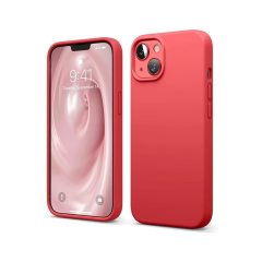 İphone 14 Kılıf First Silikon - Kırmızı