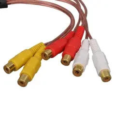 Powermaster 2 Rca Erkek / 6 Rca Dişi 40 Cm Kablo