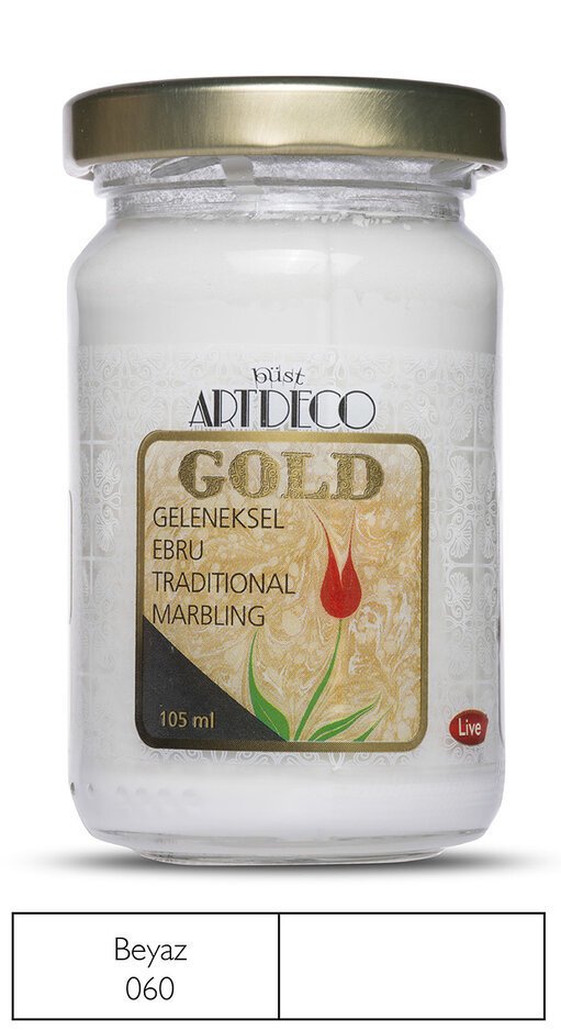 Gold Geleneksel Ebru Boyası 105ml - 060 Beyaz