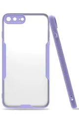 Newface İphone 7 Plus Kılıf Platin Silikon - Lila