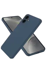 Newface Samsung Galaxy A06 Kılıf First Silikon - Lacivert