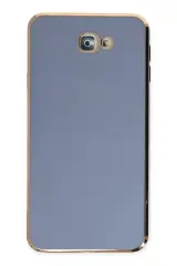 Newface Samsung Galaxy J7 Prime Kılıf Volet Silikon - Mavi
