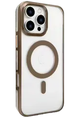 Joko İphone 16 Pro Gleam Pc Sert Magsafe Kılıf - Kahverengi