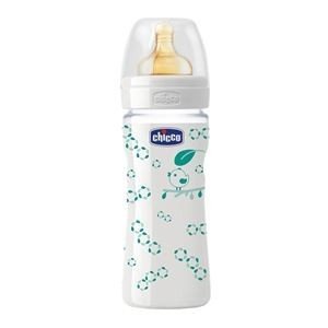 Chicco Desenli Cam Silikon Biberon - 240 ML