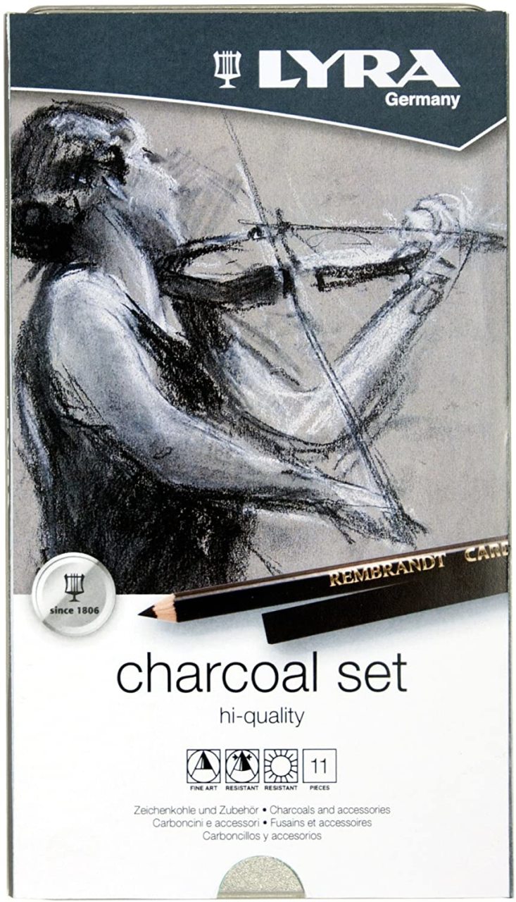 Rembrandt Metal Kutu Charcoal Set 11'li