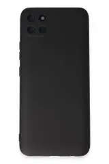 Newface Realme C11 Kılıf Nano İçi Kadife Silikon - Siyah