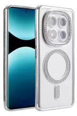 Newface Xiaomi Redmi Note 15 Pro 5g Joke Simli Magneticsafe Kılıf - Gümüş