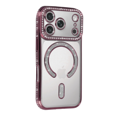 İphone 17 Pro Max Joke Simli Magneticsafe Kılıf - Pembe