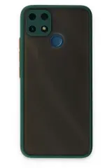 Newface Realme C25 Kılıf Montreal Silikon Kapak - Yeşil