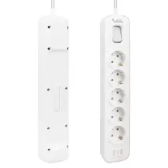 Vea Ve-nova105 A Class 5'li Anahtarlı 1.5 Metre Akım Korumalı Priz