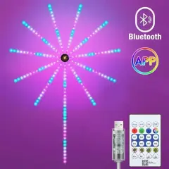 Sunup Rgb Led’li Işıklı Ses Kontrüllü Havai Fişek Cihazı