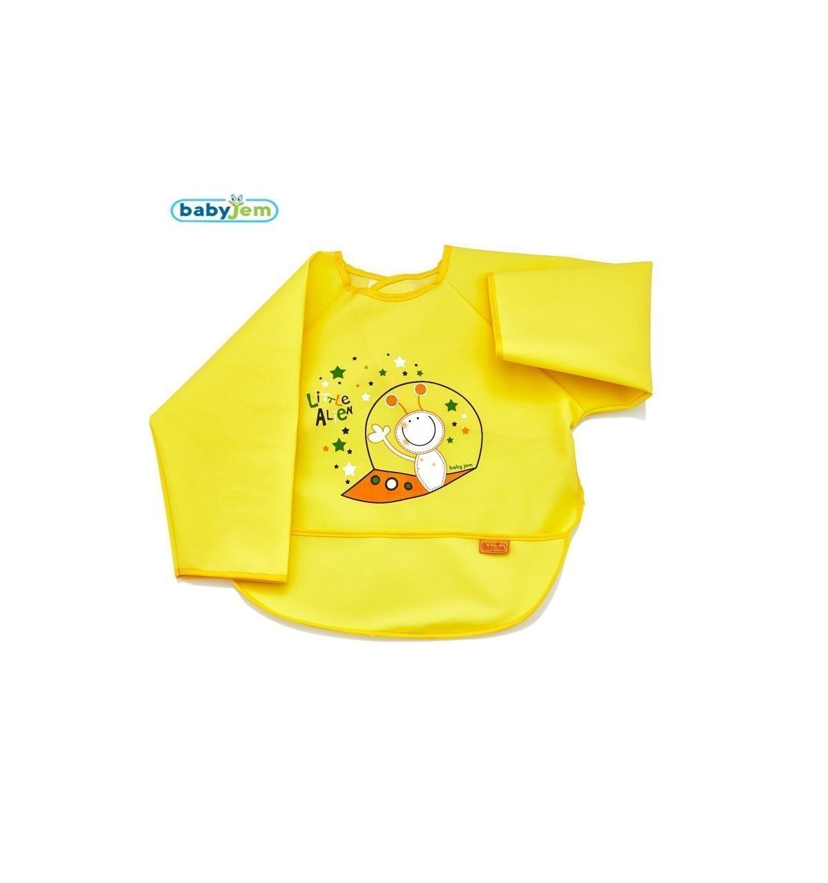 Babyjem Poli Muşamba Kollu Önlük Sarı
