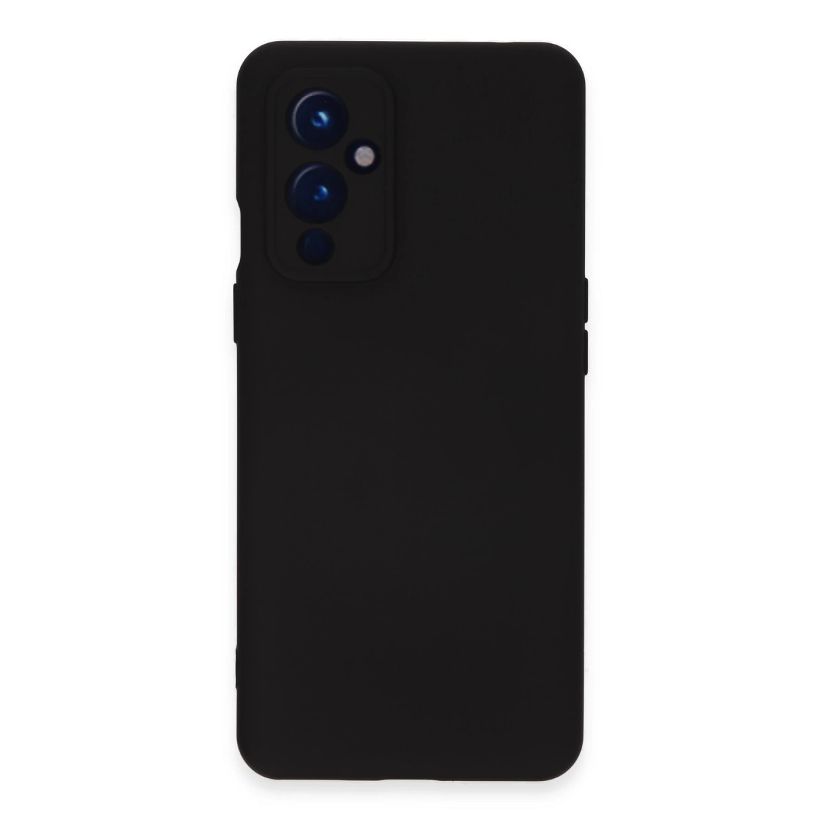 One Plus 9 Kılıf Nano İçi Kadife Silikon - Siyah