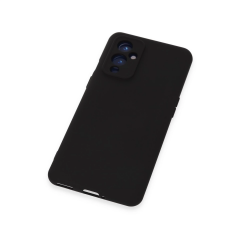 One Plus 9 Kılıf Nano İçi Kadife Silikon - Siyah