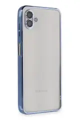 Newface Samsung Galaxy A04 Kılıf Razer Lensli Silikon - Açık Mavi
