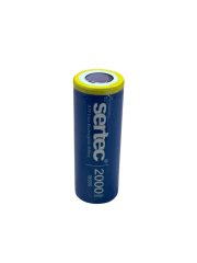 3.7v Li-ion 18500 2000 Mah 3c Şarjlı Pil