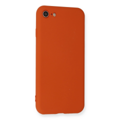 İphone 7 Kılıf Nano İçi Kadife Silikon - Kırmızı