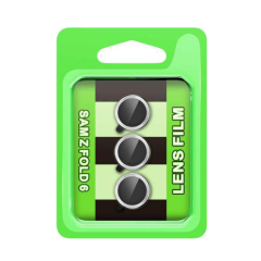 Samsung Galaxy Z Fold 6 Raze Metal Kamera Lens - Gümüş