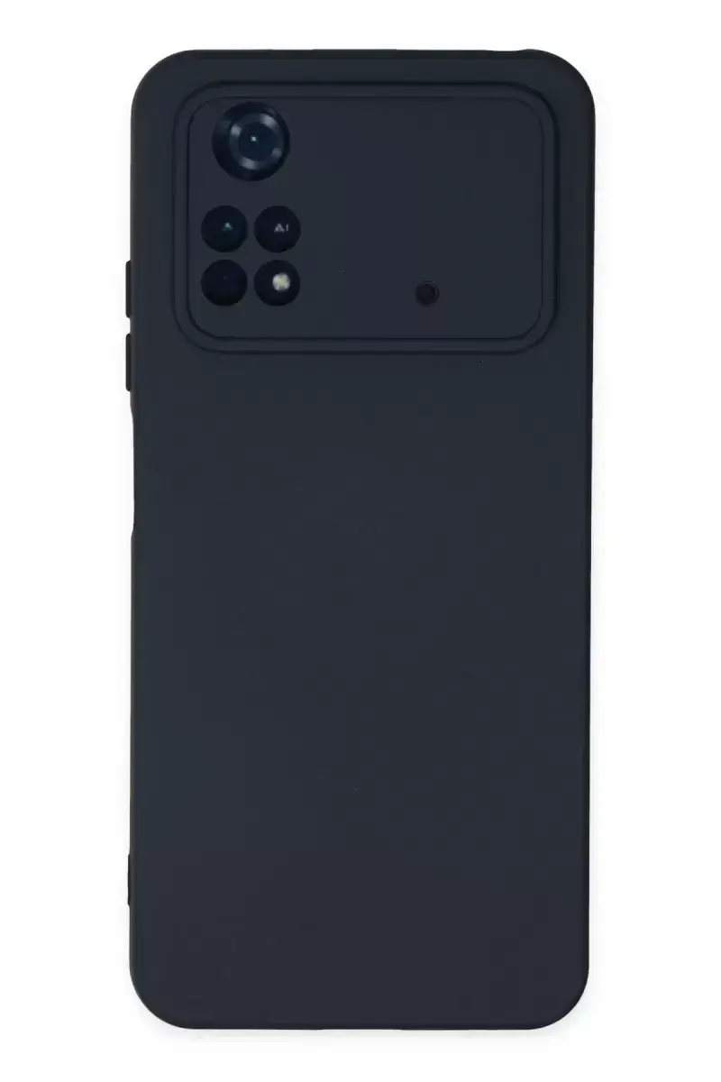 Newface Xiaomi Poco M4 Pro 4g Kılıf Nano İçi Kadife Silikon - Lacivert