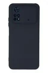 Newface Xiaomi Poco M4 Pro 4g Kılıf Nano İçi Kadife Silikon - Lacivert