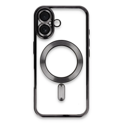 İphone 16 Plus Kılıf Kross Magneticsafe Kapak - Siyah