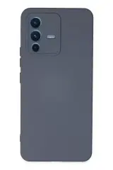 Newface Vivo V23 5g Kılıf Nano İçi Kadife Silikon - Gri