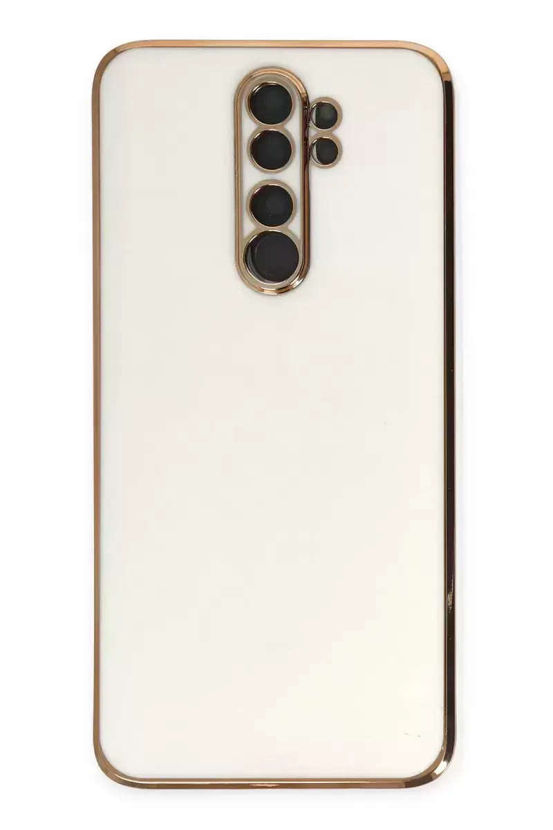 Newface Xiaomi Redmi Note 8 Pro Kılıf Volet Silikon - Beyaz