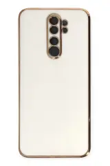 Newface Xiaomi Redmi Note 8 Pro Kılıf Volet Silikon - Beyaz