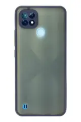 Newface Realme C21 Kılıf Montreal Silikon Kapak - Lacivert