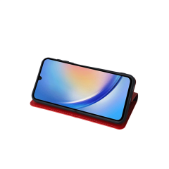 Samsung Galaxy A24 4g Kılıf Trend S Plus Kapaklı Kılıf - Kırmızı