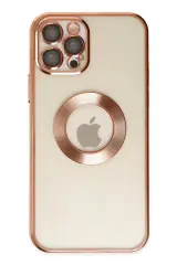 Newface İphone 12 Pro Kılıf Slot Silikon - Rose Gold