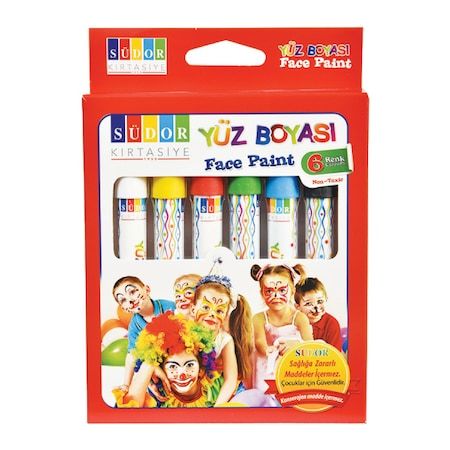 Yüz Boyası 6 Renk