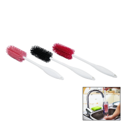 Şişe Biberon Temizleme Fırçası Silikon Termos Sürahi Kavanoz Kettle Matara