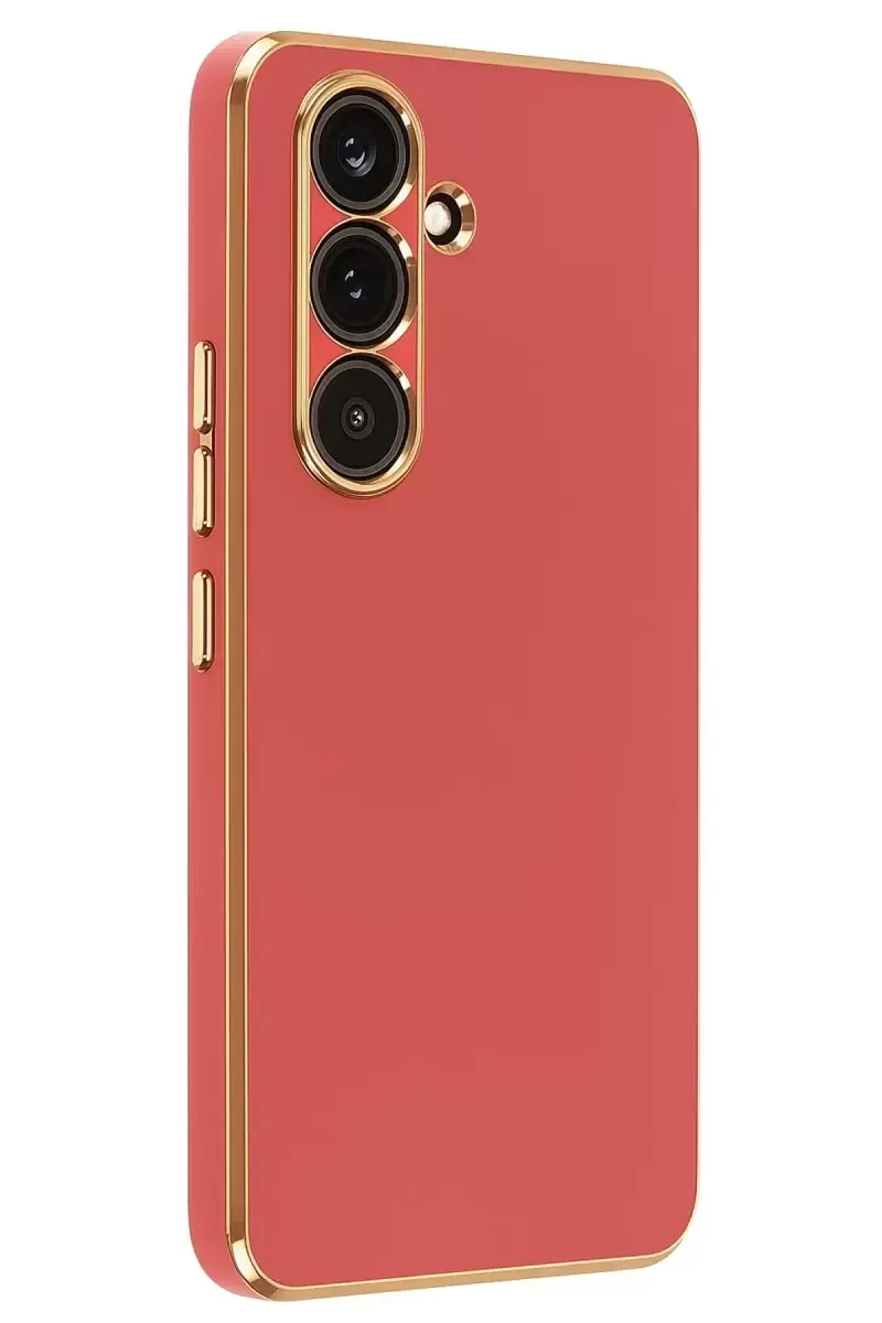 Newface Samsung Galaxy S25 Fe Volet Silikon - Kırmızı