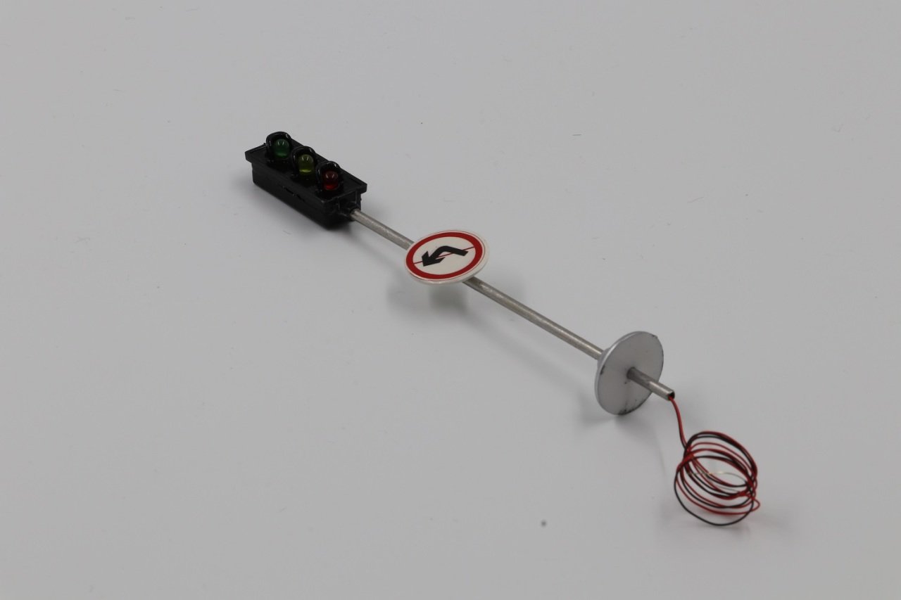 Maket Trafik Lambası - 110mm - 3V - N.MF035-01