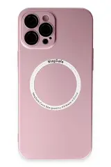 Newface İphone 12 Pro Kılıf Jack Magneticsafe Lens Silikon - Rose Gold